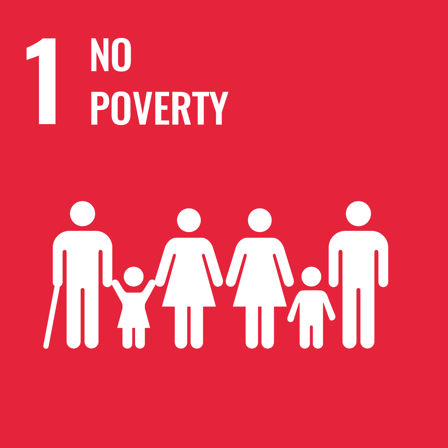 UN Sustainability Goal Icon #1